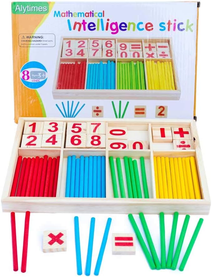 Juguete Educativo de Cálculo Alytimes con Varillas y Números