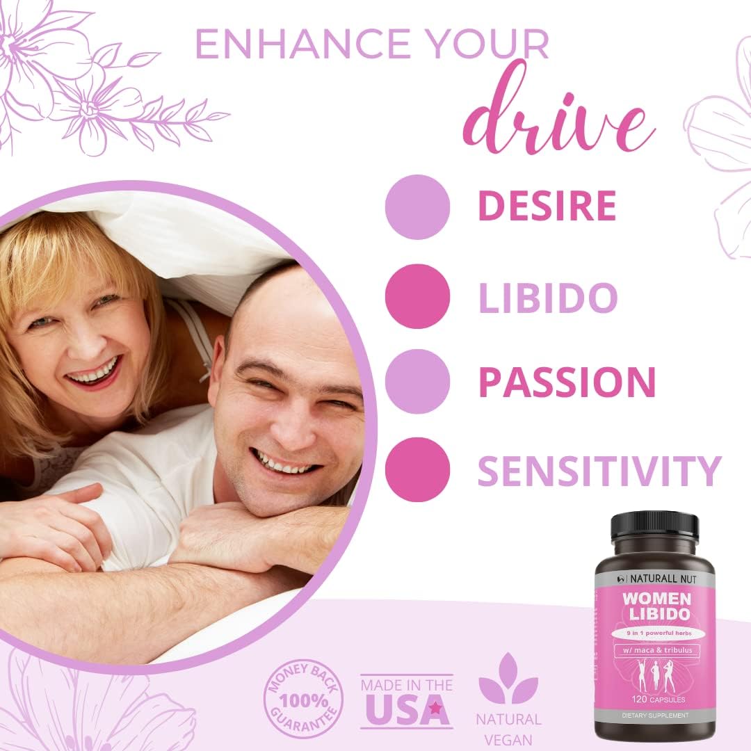 Suplementos potenciador de libido para mujeres  120 cápsulas