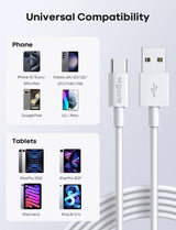 Cable CarPlay etguuds 3ft USB C para iPhone 16/15 - 2 Pack