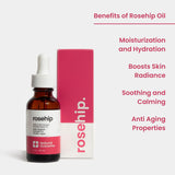 Aceite facial de rosa mosqueta puro prensado en frío anti-edad