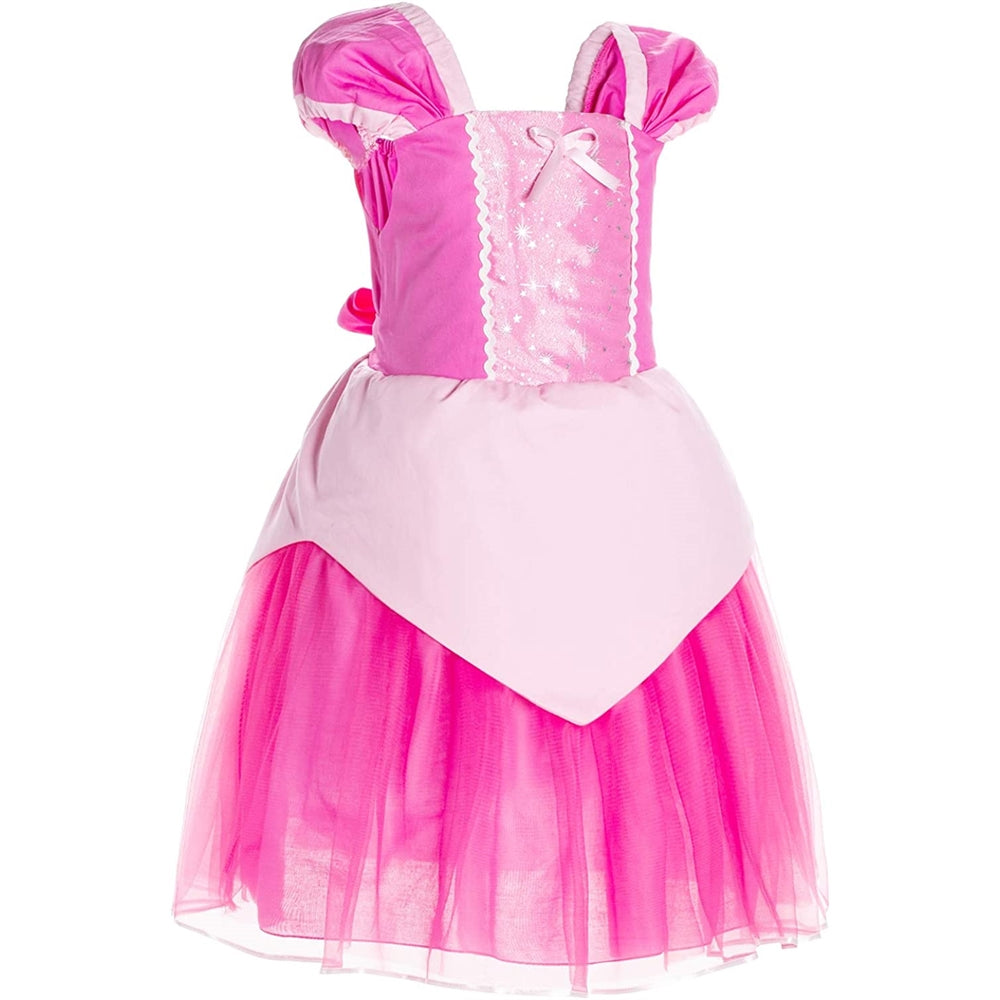 Disfraz de princesa para niña pequeña rosa talla 2-3T