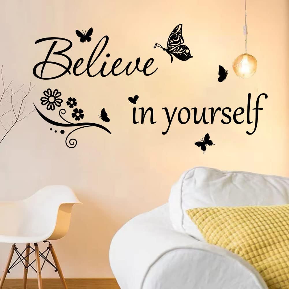Decal Inspiracional Cree en Ti Mismo - Pegatina Motivacional