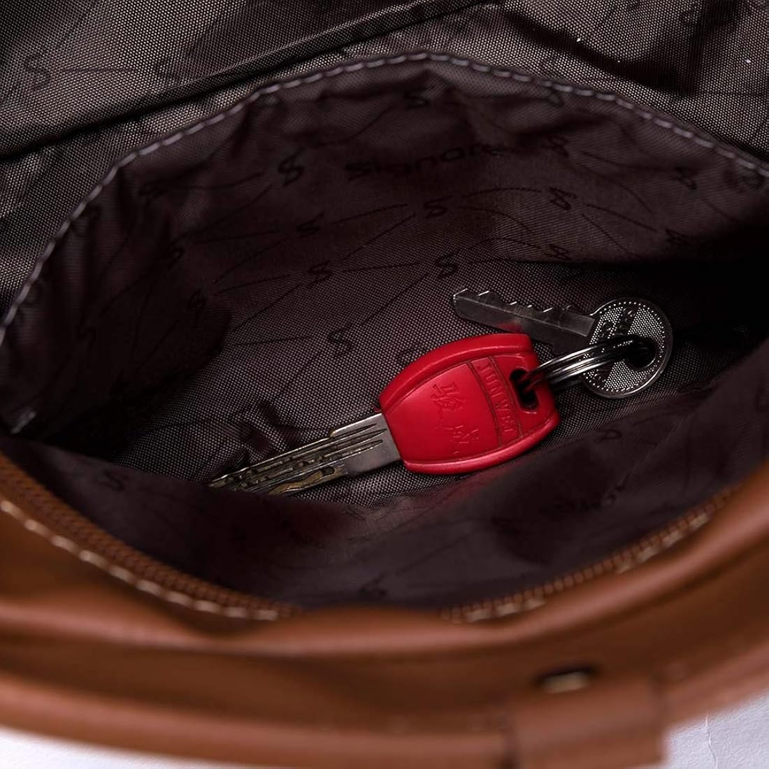 Bolso de hombro Signare con estampado de árbol