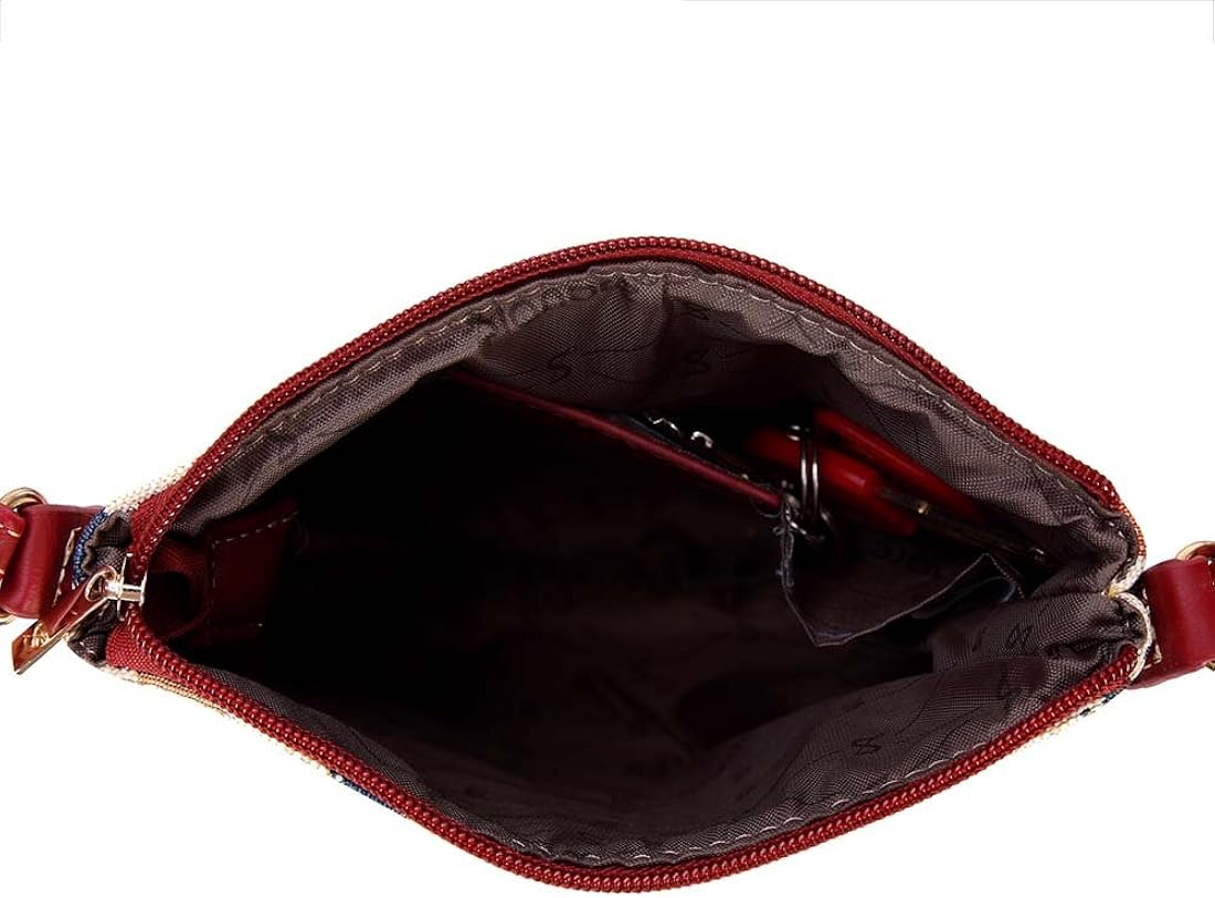 Bolsa Signare cruzada con tapiz de gato