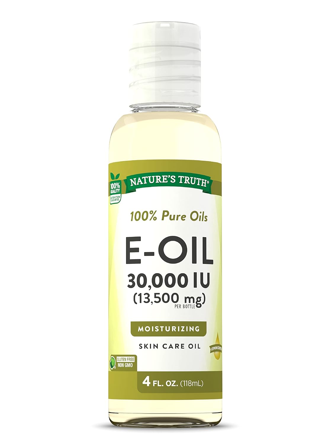 Aceite de Vitamina E Pura para la Piel 30,000 IU, Aroma Limón