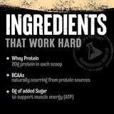 Proteína en polvo Animal Whey 100% - 4 lb, BCAA, bajo en azúcar