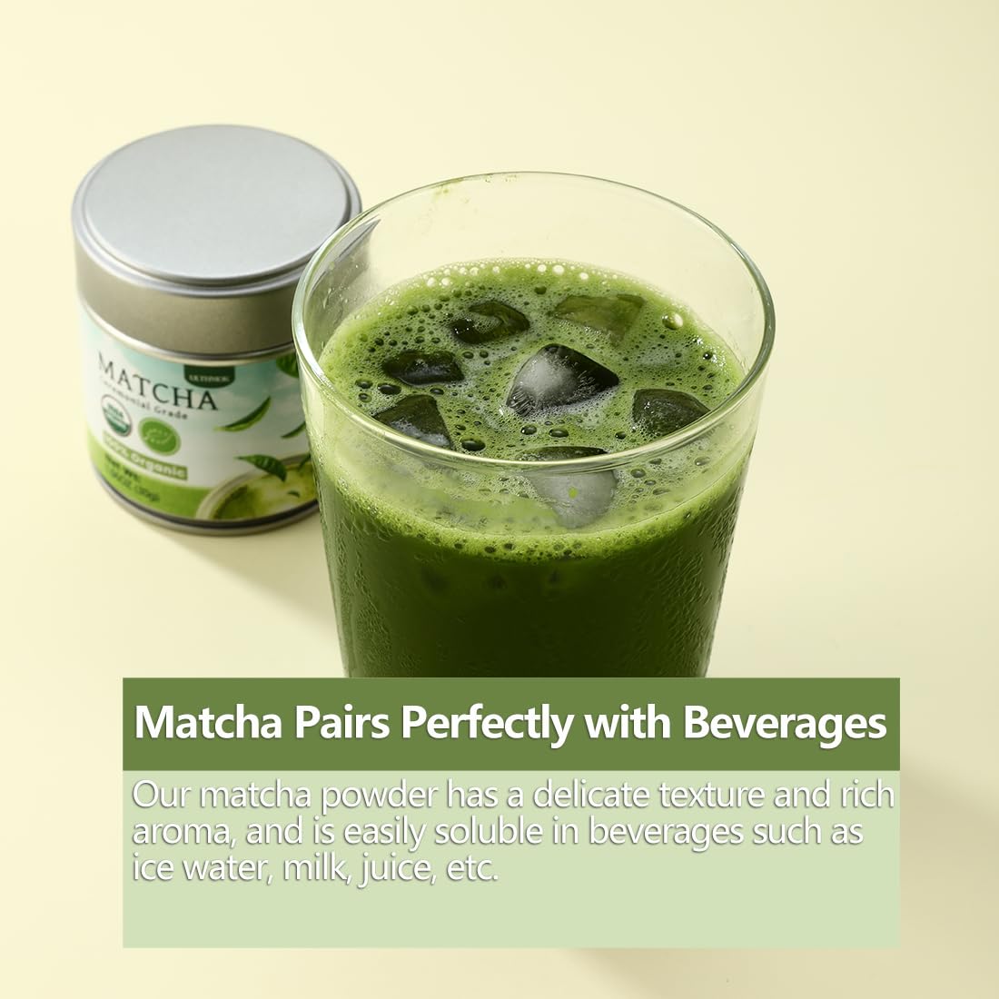 Matcha Verde Ceremonial Orgánico 30g - Sin Aditivos y Vegano