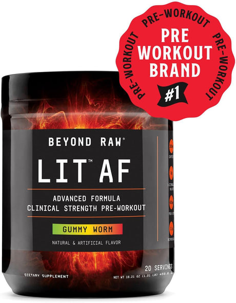 Suplemento BEYOND RAW LIT AF  en polvo  L-citrulina  20 porc