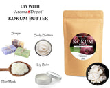 Manteca de Kokum Sin Refino para Piel, Cuerpo y Cabello
