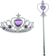 Disfraz de princesa para niña violeta de 3 a 4 años