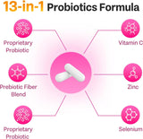 Probióticos vaginales, 70 mil millones de UFC probióticos