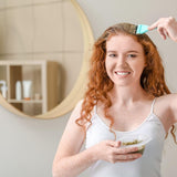 Polvo de Henna Mehandi para Cabello de Rajasthan Sin Preservativos