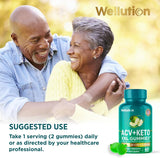 WELLUTION Keto ACV Gummies Vinagre de sidra de manzana