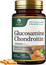 Suplemento de Glucosamina y Condroitina - Soporte Articular 60 Caps