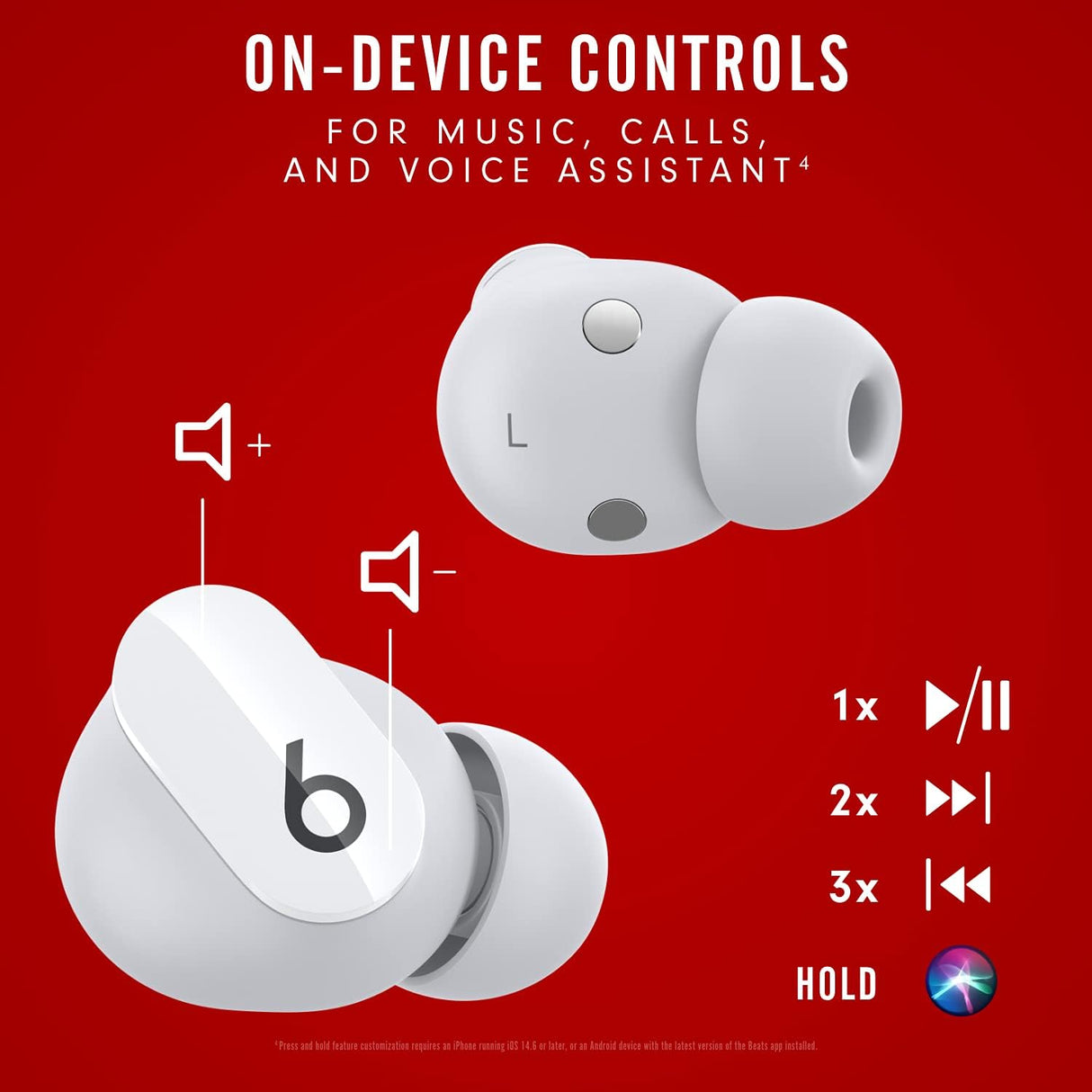 Auriculares Inalámbricos con Cancelación de Ruido - Beats Studio Buds