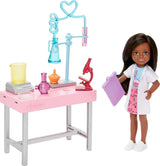 Barbie Chelsea Muñeca Científica con Set de Química y Accesorios