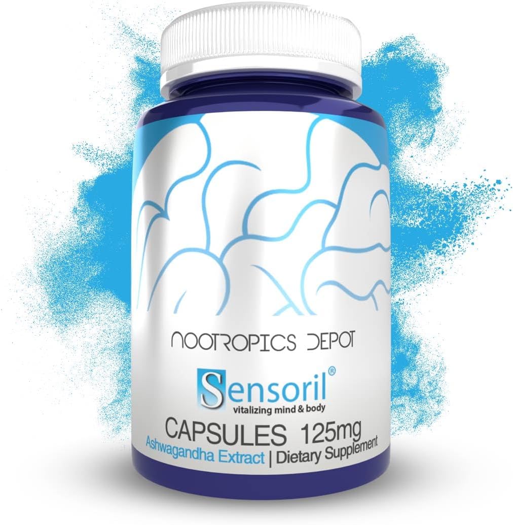 Sensoril Ashwagandha Nootropics Depot, 125mg, 180 caps