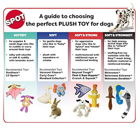 Ética forro polar chewman 8-Inch Dog Toy