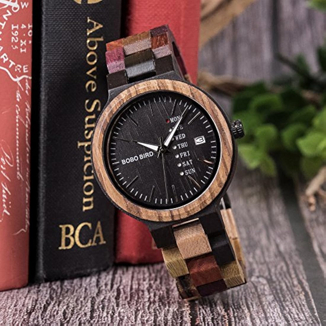 BOBO BIRD Relojes de madera para mujer