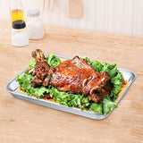 Juego de bandeja y estante para horno de acero inoxidable