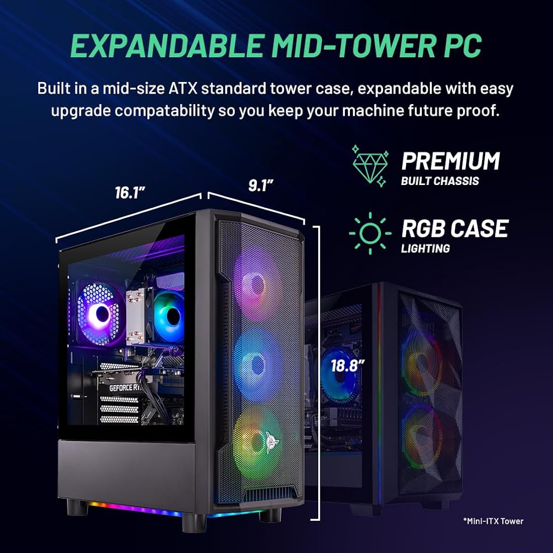 Computadora de escritorio Shadow Gaming AMD Ryzen 5 5600X