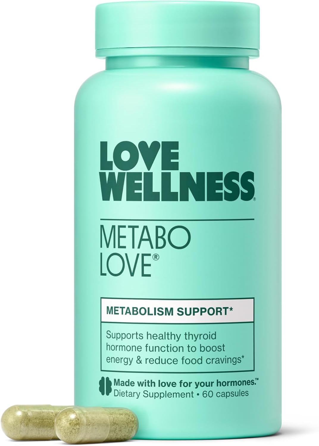 Love Wellness Metabolove | Booster de metabolismo para mujeres | 60 cápsulas