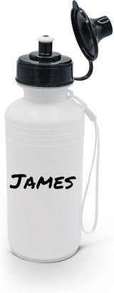 4E&#39;s Novelty 12 botellas de agua deportivas a granel (paquete de 12) botellas de agua de plástico reutilizables de 18 onzas, sin BPA, botellas de agua para niños escolares