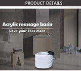 Bañera portátil de pedicura para pies, cuenco de pedicura