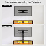 Soporte de TV Rolanstar con Montaje y Salida de Poder, Ajustable