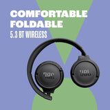 Auriculares inalámbricos JBL Tune 520BT, 57H batería, ligeros