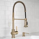 Grifo de cocina con cabezal rociador KPF-1690BG Kraus