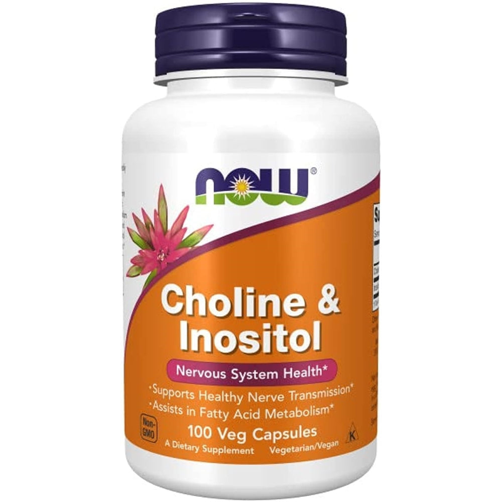 Suplemento Colina e inositol 500 mg - 100 cápsulas