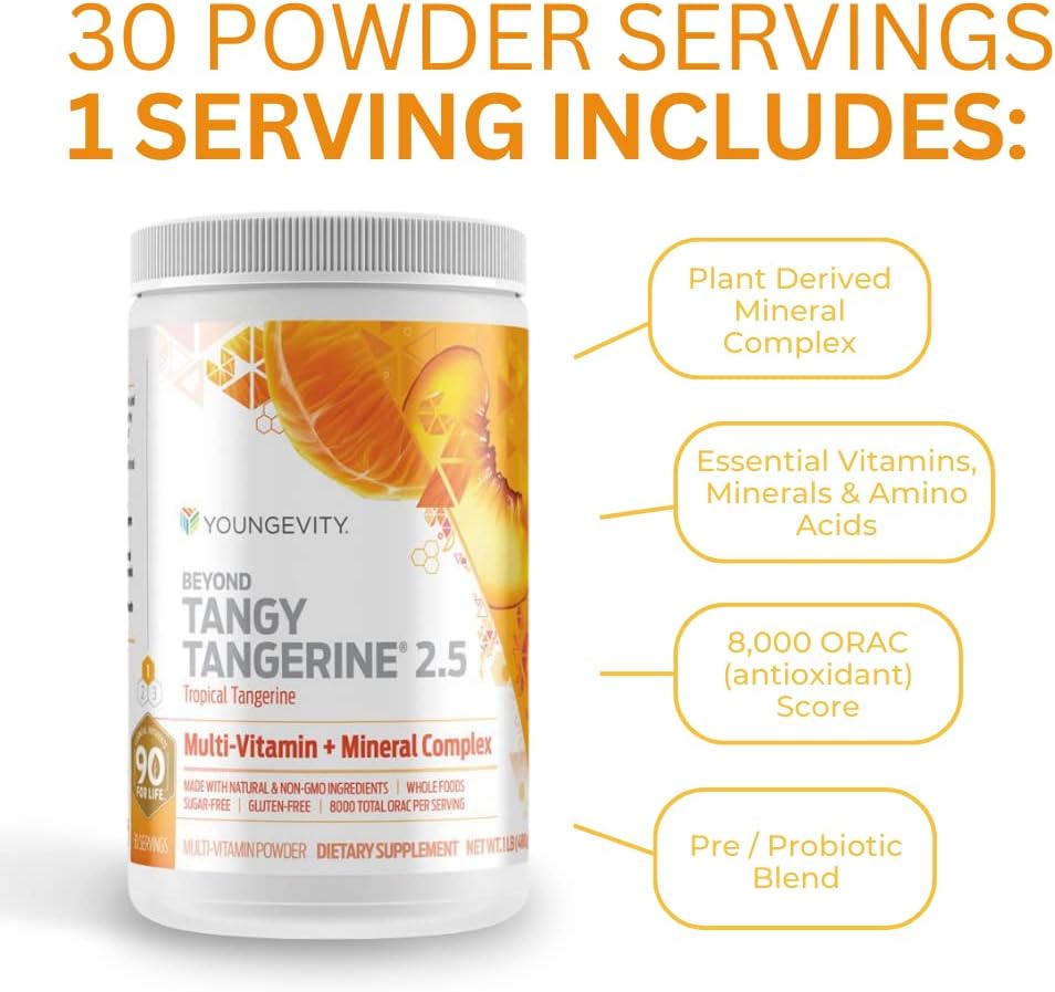 Complejo Multivitamínico Youngevity 2.5 Tropical Tangerine