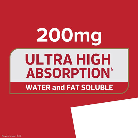 Suplemento CoQ10 de 200 mg, Ultra CoQ10  60 unidades