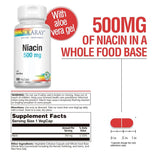 Suplementos Niacin 500 mg Vitamin B3   100cap