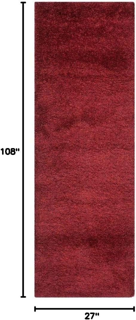 Alfombra Runner Shag - No se deshilacha, fácil cuidado, SG151-4242