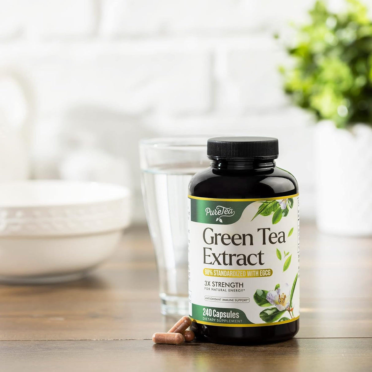 Suplemento Píldoras de extracto de té verde de 1000 mg EGCG