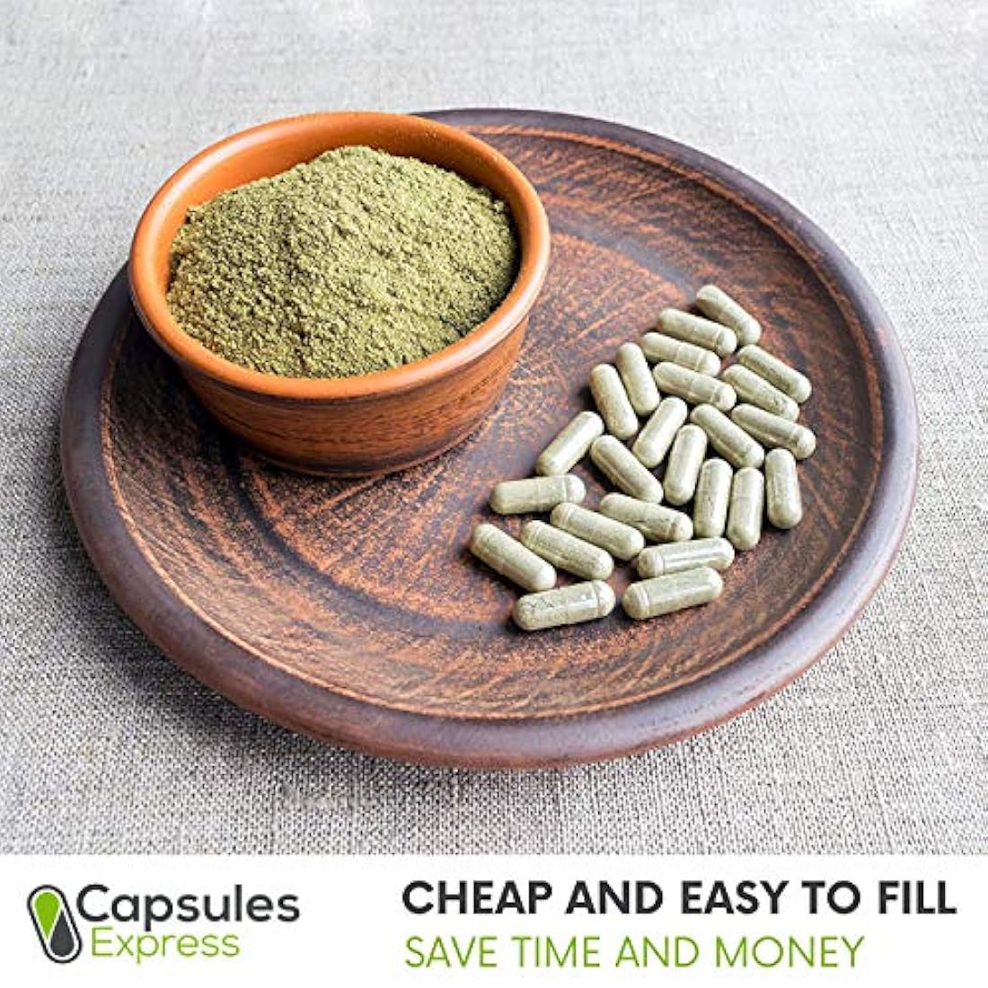 Capsules Express - Cápsulas de gelatina vacías (100 unidades)