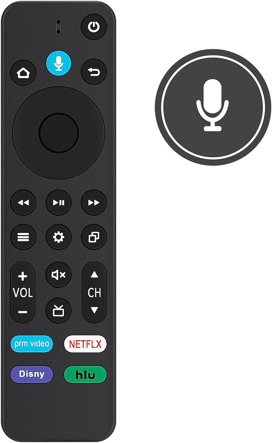 Control Remoto PERFASCIN para TV Amazon 4K UHD HD40N200A etc.