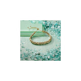 Pulseras y tobilleras de bolo bizantino plata chapada en oro