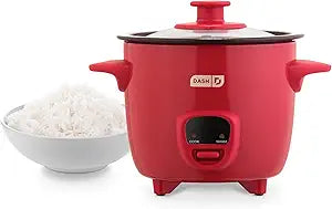 Olla Arrocera Mini DASH, 1/2 Quart, Antiadherente, Función Calor