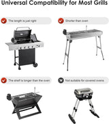 Kit de Parrilla Rotativa Automática, Motor 120V 4W, 28”