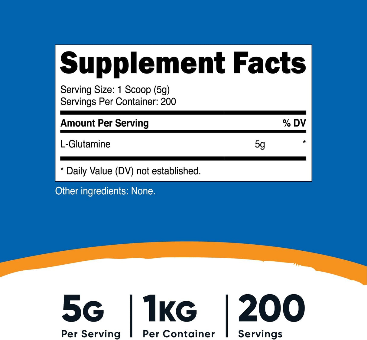 Suplementos Alimenticios  L-Glutamina en polvo