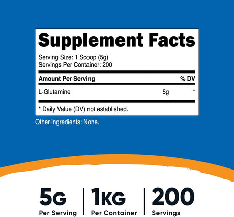Suplementos Alimenticios  L-Glutamina en polvo