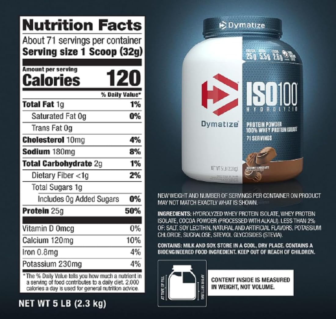 Suplemento Dymatize Nutrición suero en polvo Caffeine Free