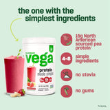 Suplementos Alimenticios proteína hecha simple vainilla