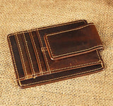 Le'aokuu - Billetera para tarjetas crédito con imán y clip
