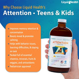 Multivitamínico líquido para niños y adolescentes, vegano