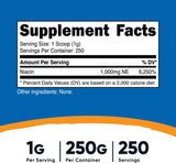 Suplemento Niacina Vitamina B3 Polvo 8.82oz  Vitamina B3