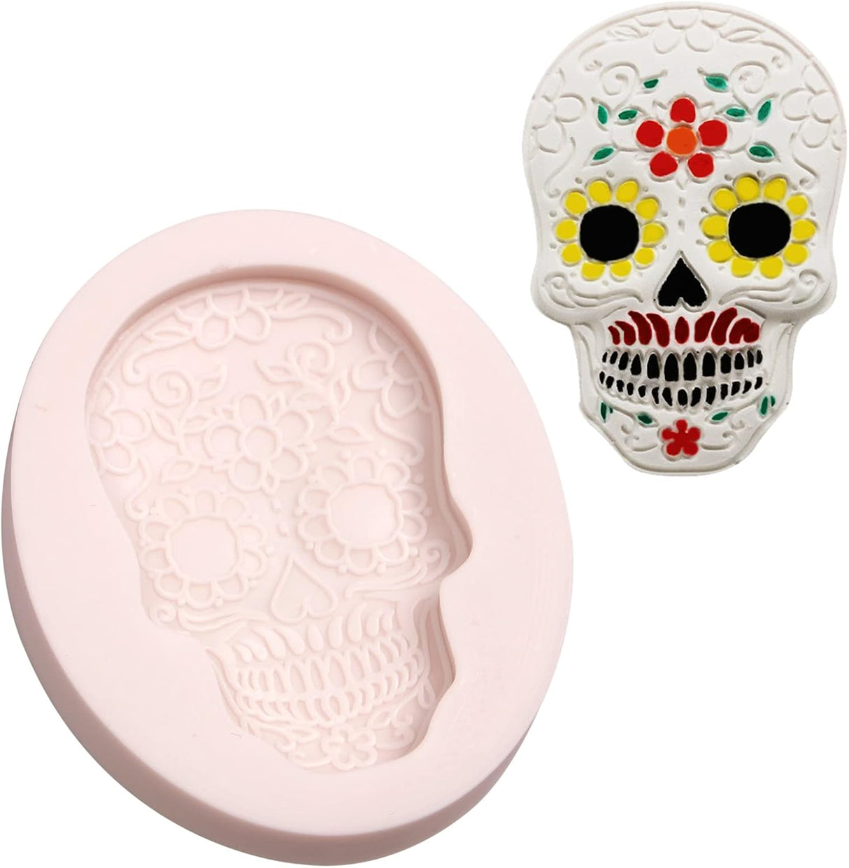Moldes de Silicona Halloween 6 Pcs - Decoración para Repostería